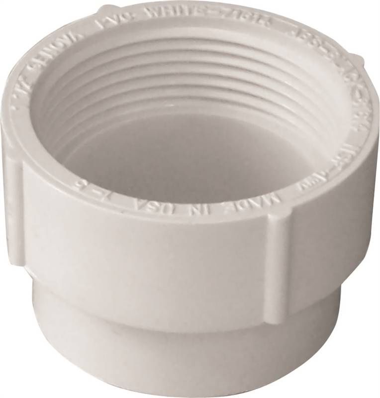 PVC DWV Cleanout Adapter 1-1/2"