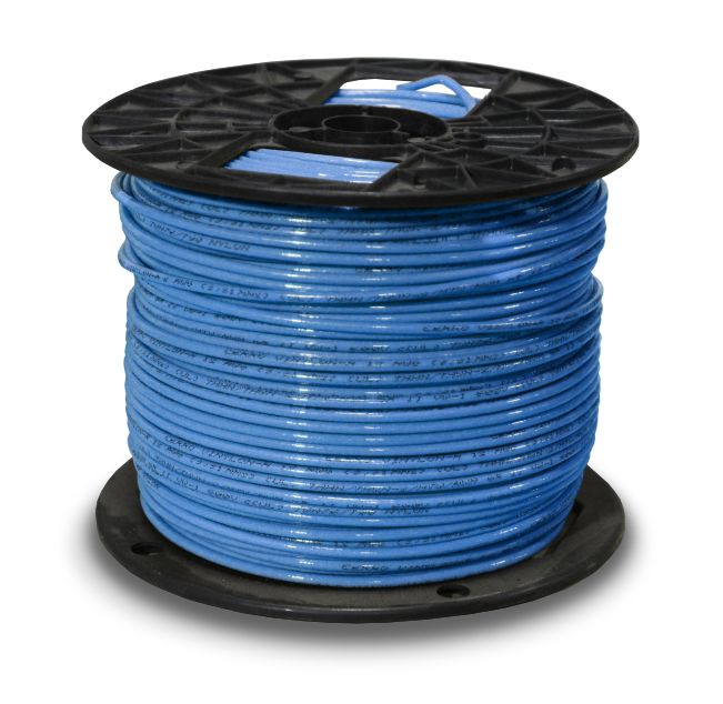 #12 THHN Stranded Wire 500' - Blue