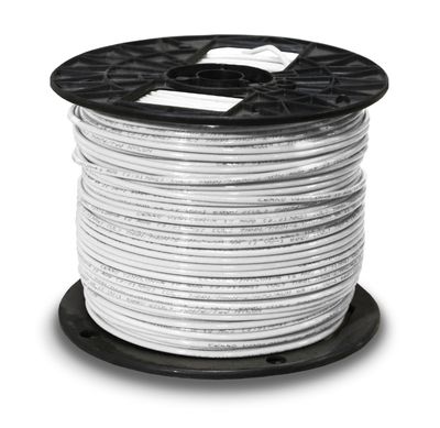 #12 SINGLE STRAND WHITE STRANDED WIRE