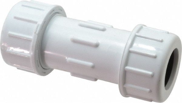 PVC COMPRESSION COUPLING 1"