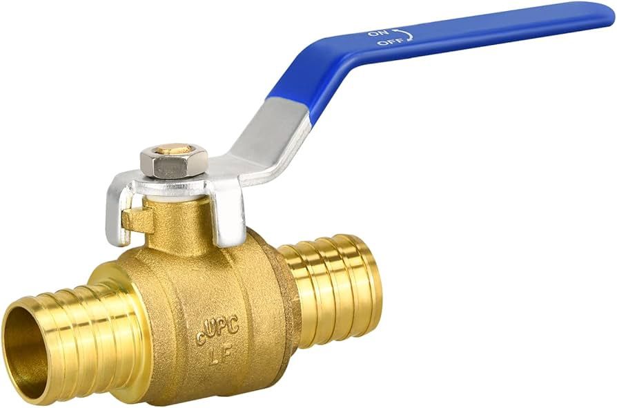PEX-B Brass Crimp Ball Valve 1"
