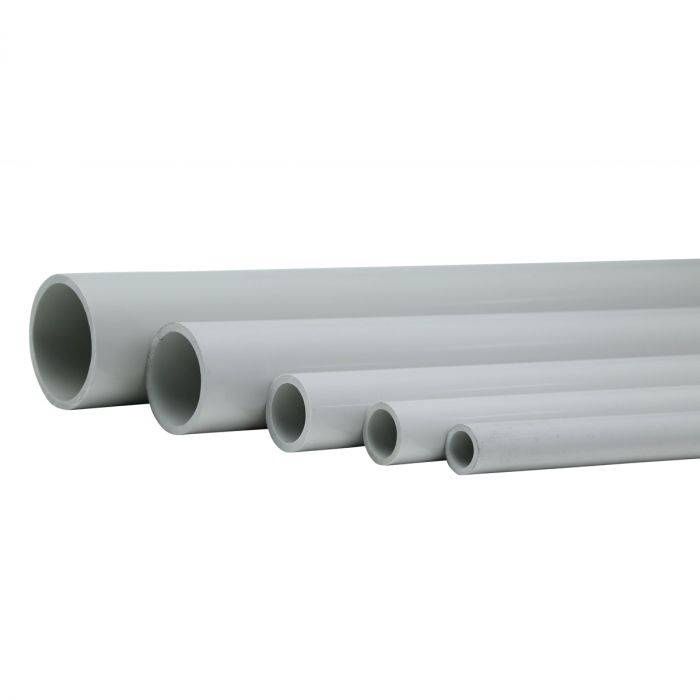 PVC SCH40 PIPE 1-1/4" BELLED END
