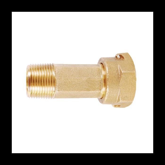 Pack Joint T-4214NL No Lead Brass MNPT x AWWA Meter Coupling 1" (313-125NL)