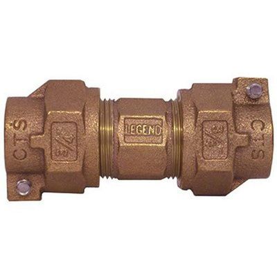 Pack Joint T-4301NL No Lead Bronze Pack Joint (CTS) x Pack Joint (CTS) Union 1" (313-215NL)