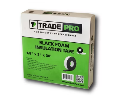 Foam Tape Insulation 1/8"x2"x30'