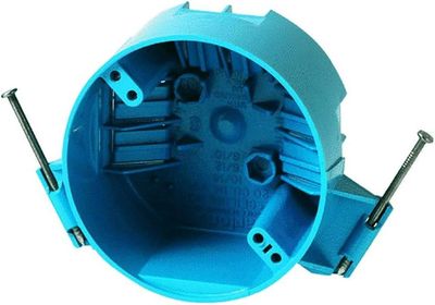 ROUND PVC NEW WORK CEILING BOX