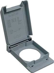 ROUND WEATHERPROOF RECEPTICLE COVER