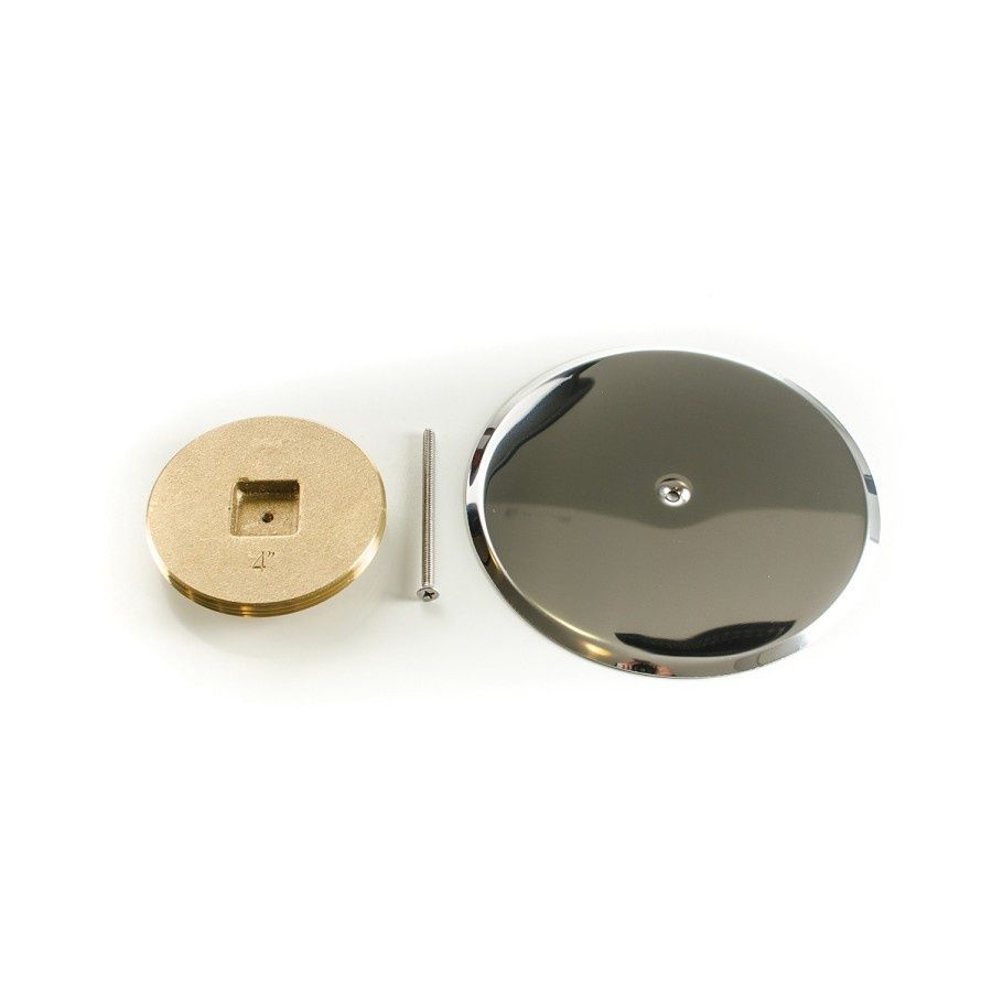 4" CO W/8" COVER PLATE