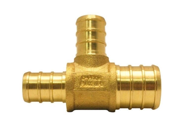PEX-B Brass Tee 3/4" x 1/2" x 1/2"