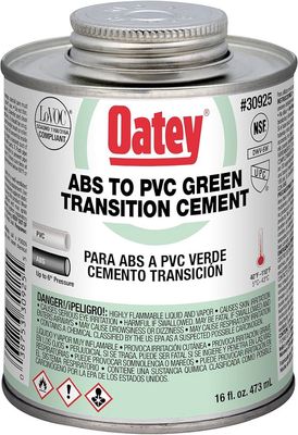 PVC to ABS Cement 16oz