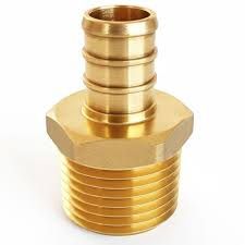 PEX-B Brass Crimp Male Adapter 1/2"
