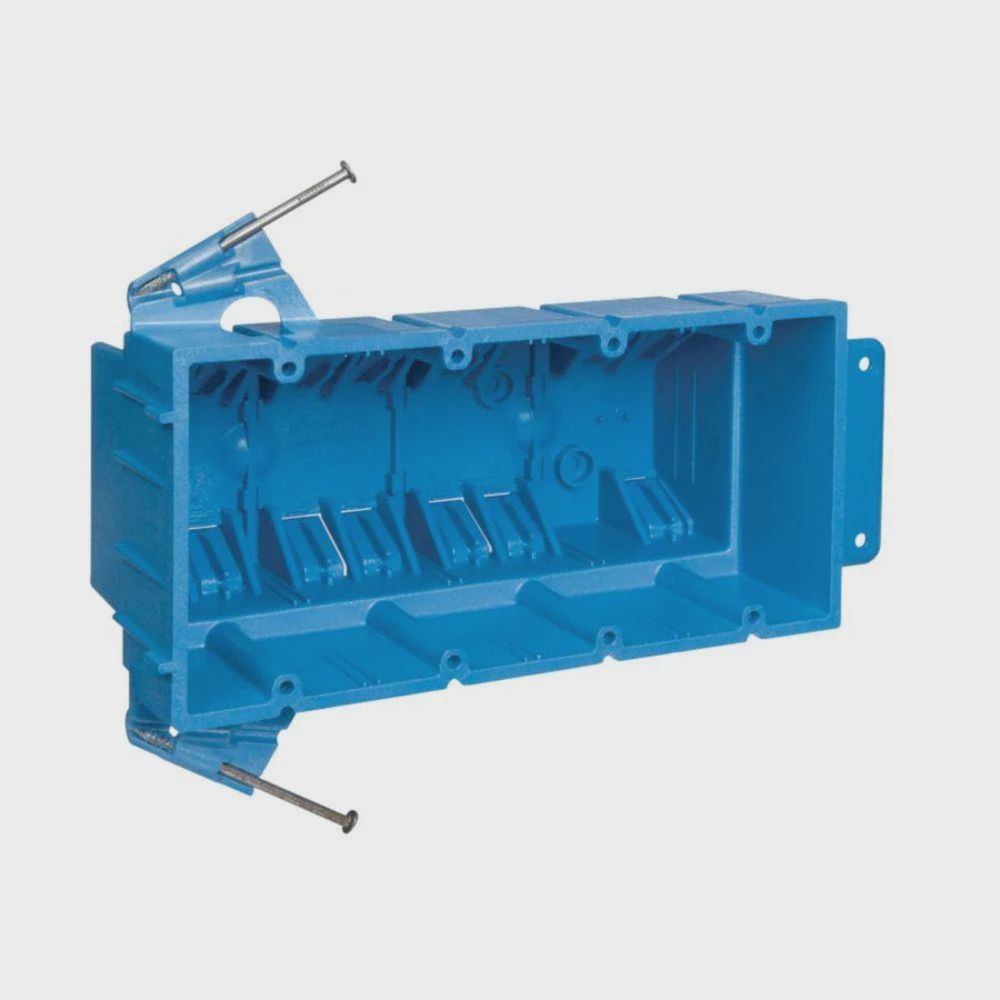 4-GANG PVC NEW WORK BOX