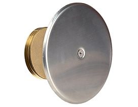 Cleanout Cover 6" w/ 3" Brass Plug