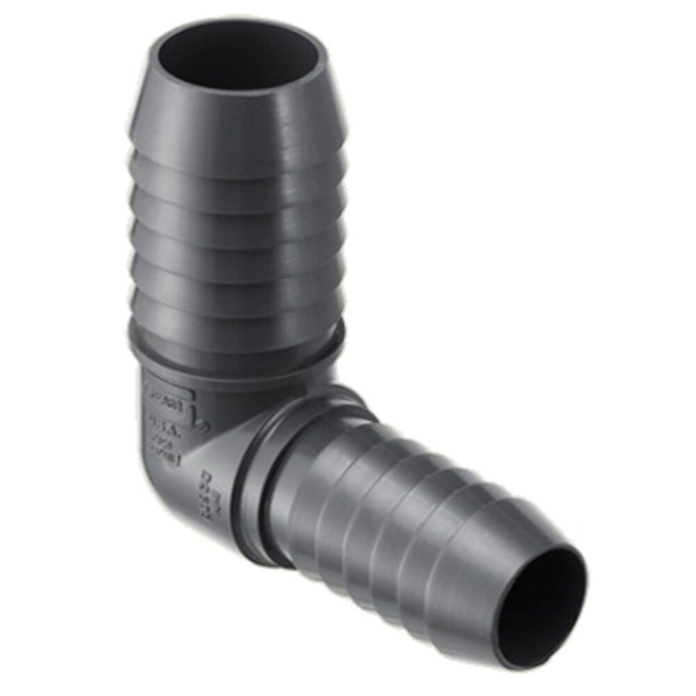 Insert Fitting 90 Elbow 3/4" MIP x 1/2" barb