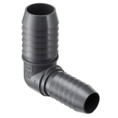 Insert Fitting 90 Elbow 3/4" MIP x 1/2" barb
