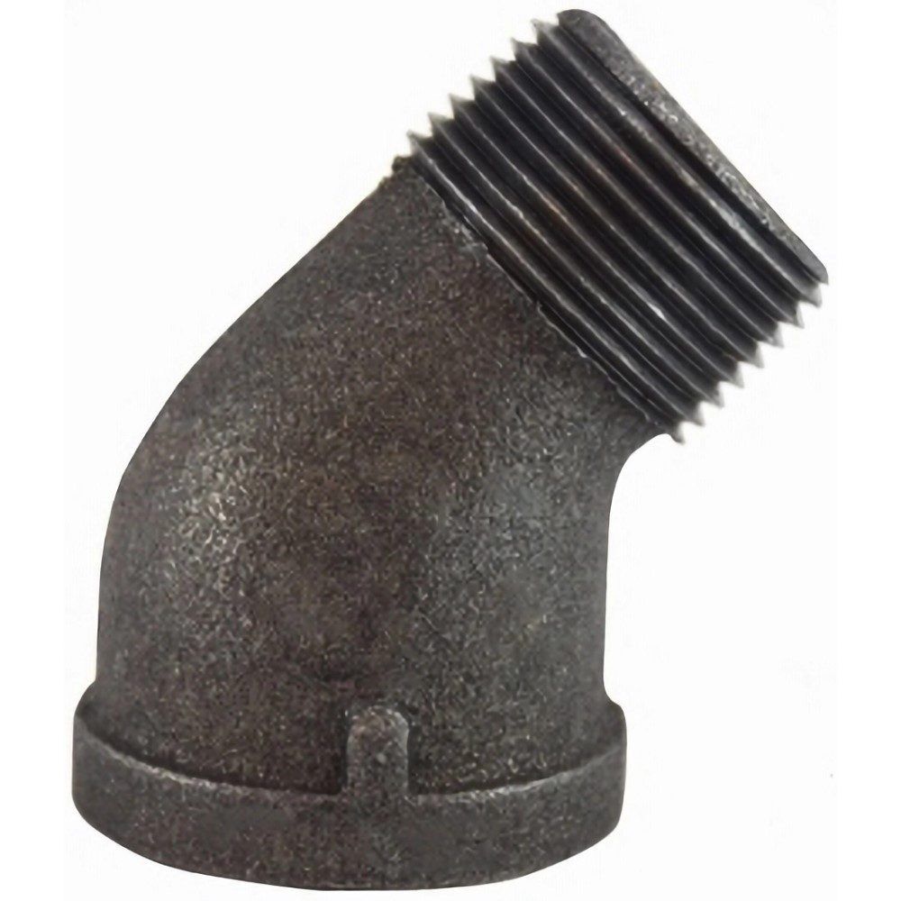 Black Iron 45 Elbow 1/2" Street
