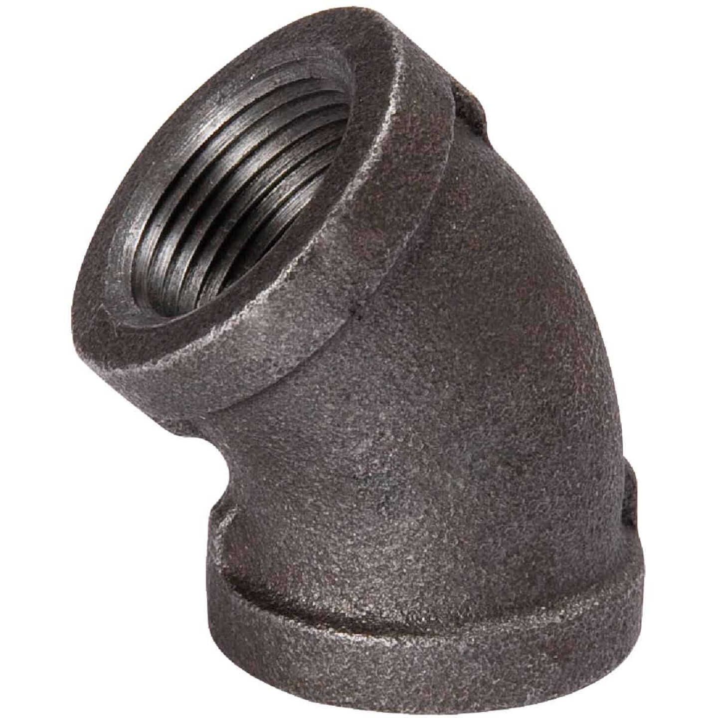 Black Iron 45 Elbow 3"