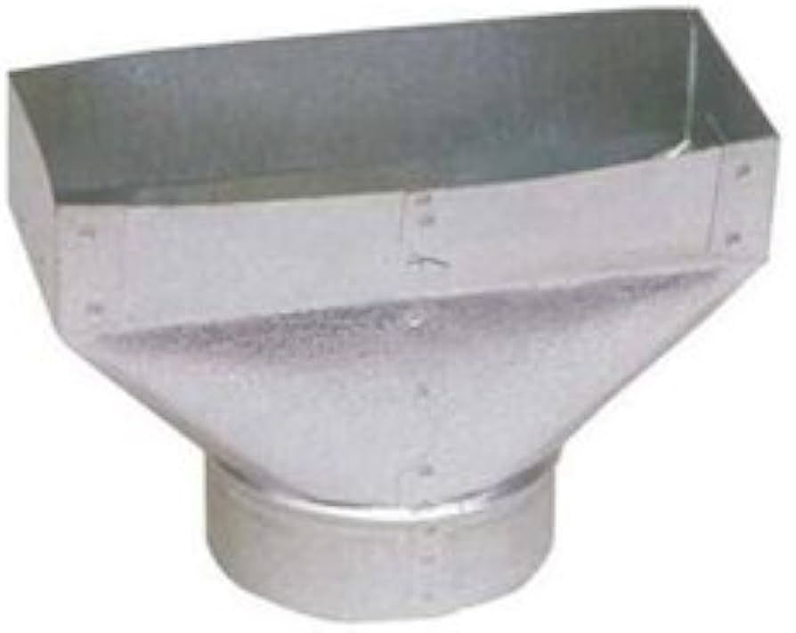 Duct Straight  Boot 4"x10"x6"
