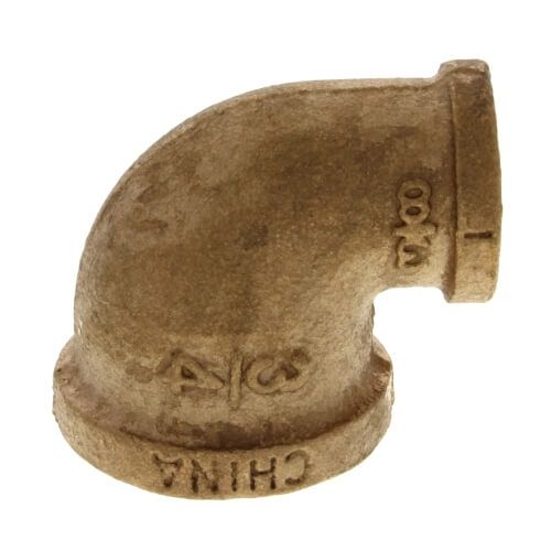 Brass 90 Elbow 1/2"x3/8"