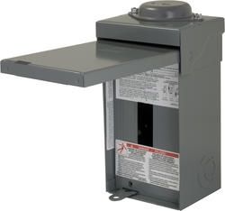 SQUARE D HOMELINE Outdoor Load Center 70A, 2-Space 4-Circuit