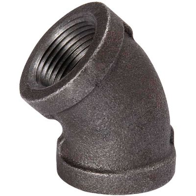 Black Iron 45 Elbow 1-1/2"