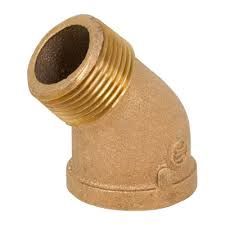 Brass 45 Elbow 2" Street