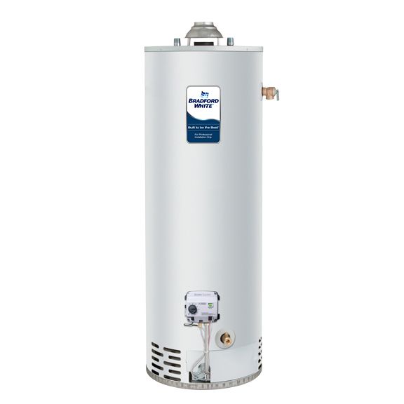 BRADFORD WHITE® RG240S6N NATURAL GAS WATER HEATER 40 GAL - SHORT