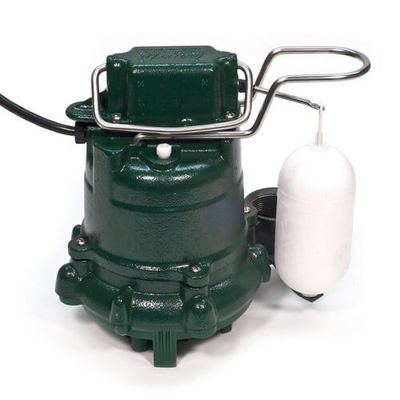ZOELLER M53 Mighty-Mate Automatic Cast Iron Effluent Pump - 115 V, 0.3 HP