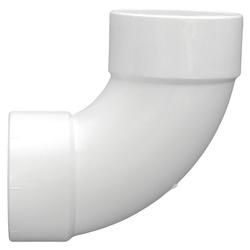 PVC DWV 90 Elbow 6"