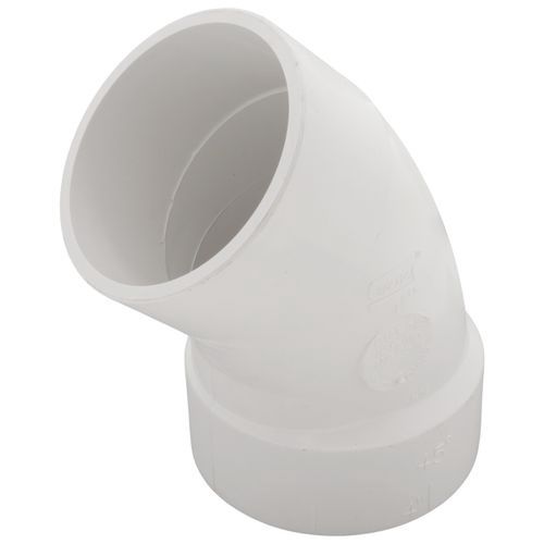 PVC DWV 45 Elbow 6" Street
