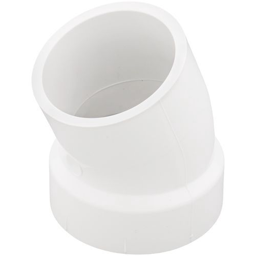 PVC DWV 22-1/2 Elbow 6" Street
