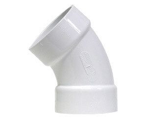 PVC DWV 45 Elbow 6"
