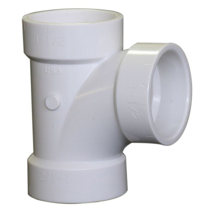 PVC DWV Sanitary Tee 6"