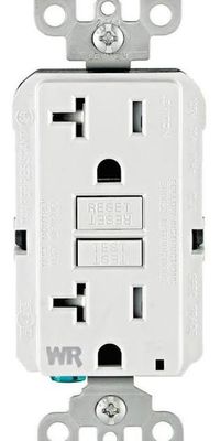 LEVITON SmartlockPro® GFCI 20A-125V Tamper-, Weather-Resistant - White