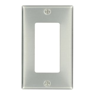 LEVITON Decora® 1-Gang Cover Plate - Aluminum