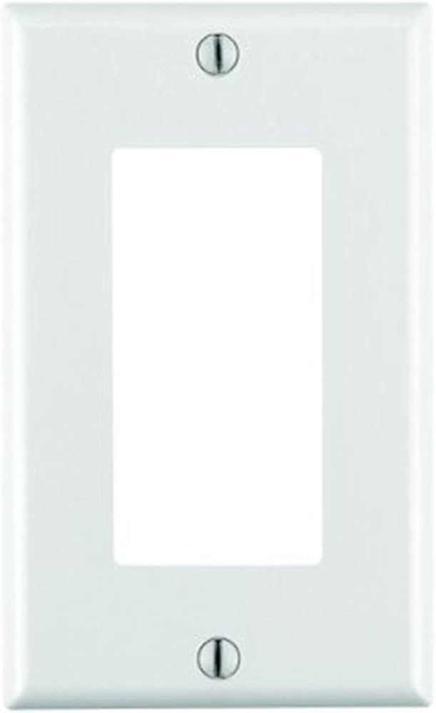 LEVITON Decora® 1-Gang Cover Plate - White