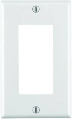 LEVITON Decora® 1-Gang Cover Plate - White