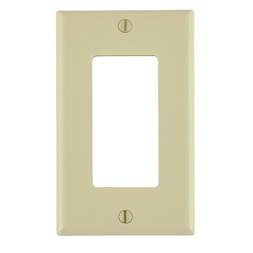 LEVITON Decora® 1-Gang Cover Plate - Ivory