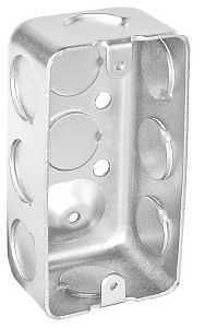 1-Gang Metal Box 2" x 1-1/2" Deep