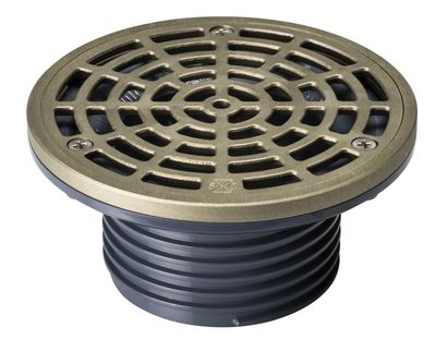 Sioux Chief Finishline Floor Drain 5-1/2" Round Top (832-3HNR)