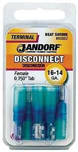 Jandorf Disconnect Terminal, 16 to 14 AWG Wire (60862)