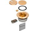 Arlington FLBC4560DMB IN BOX® Cover Kit w/ Low Voltage Divider - Brass