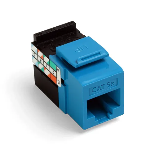 LEVITON GIGAMAX™ Cat 5e QUICKPORT™ Jack - Blue