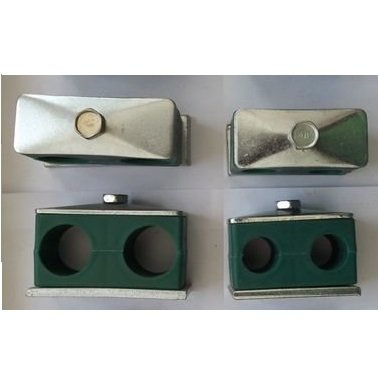 Stauff Double Hose Weld On Clamps