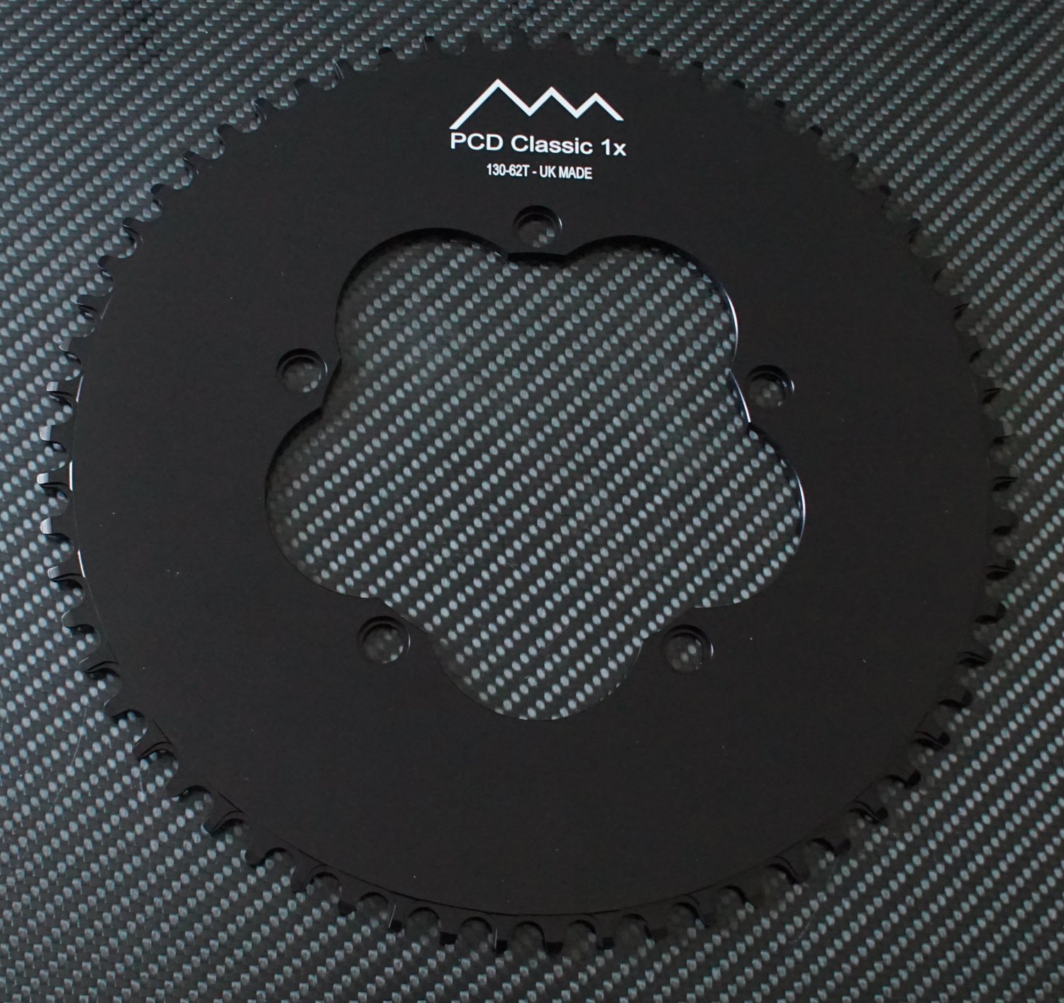 Aluminium single TT chainrings (narrow-wide)
