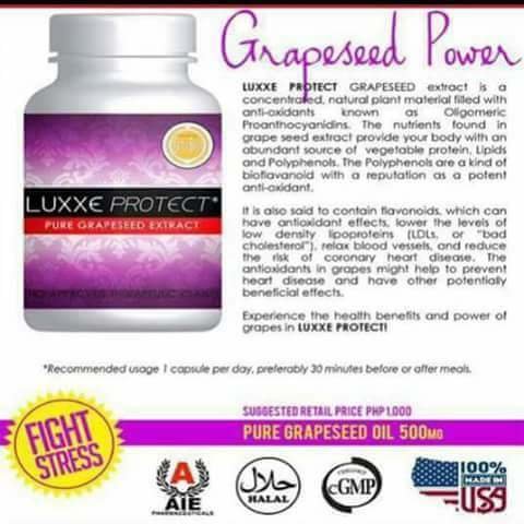 Luxxe Protect Grapeseed Extract (30caps)