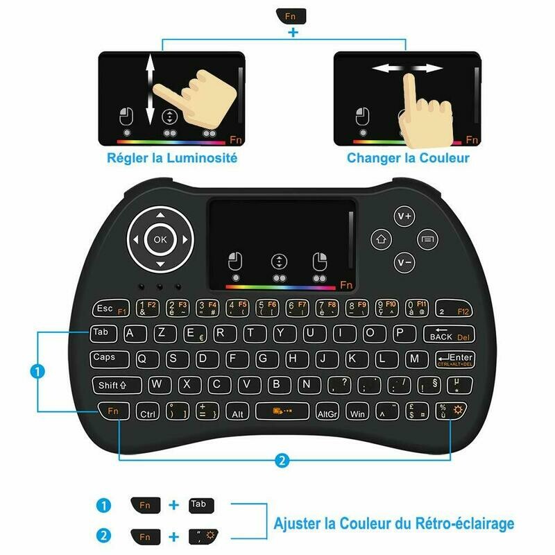 Mini Clavier X8 Wireless Français (AZERTY)