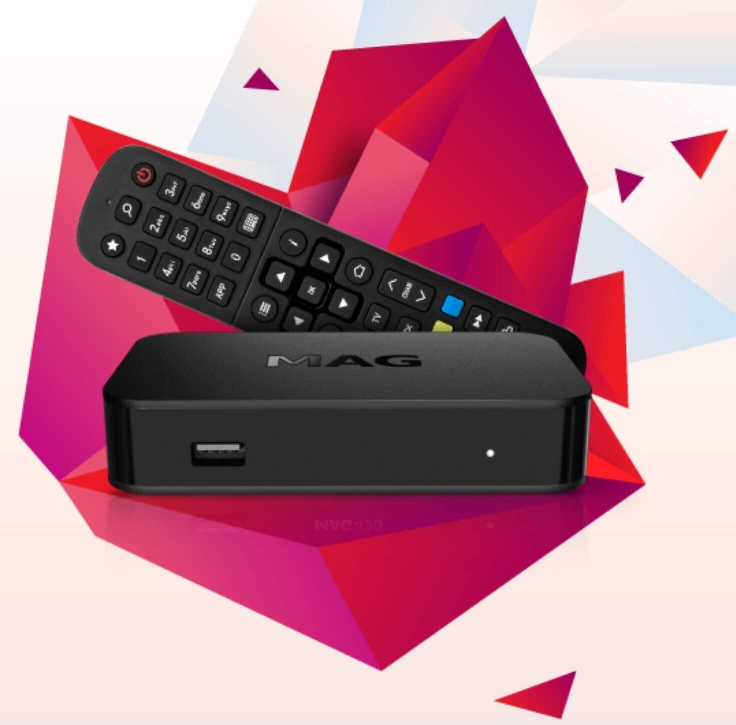 MAG 420w1 4K and HEVC Support, 512 MB RAM, 512 MB NAND, USB × 2 pcs. (3.0, 2.0), Built-in Wi-Fi, Linux OS, HDMI and RCA outputs MAG 420w1 4K and HEVC Support, 512 MB RAM, 512 MB NAND, USB × 2 pcs. (3.0, 2.0), Built-in Wi-Fi, Linux OS, HDMI and RCA outputs