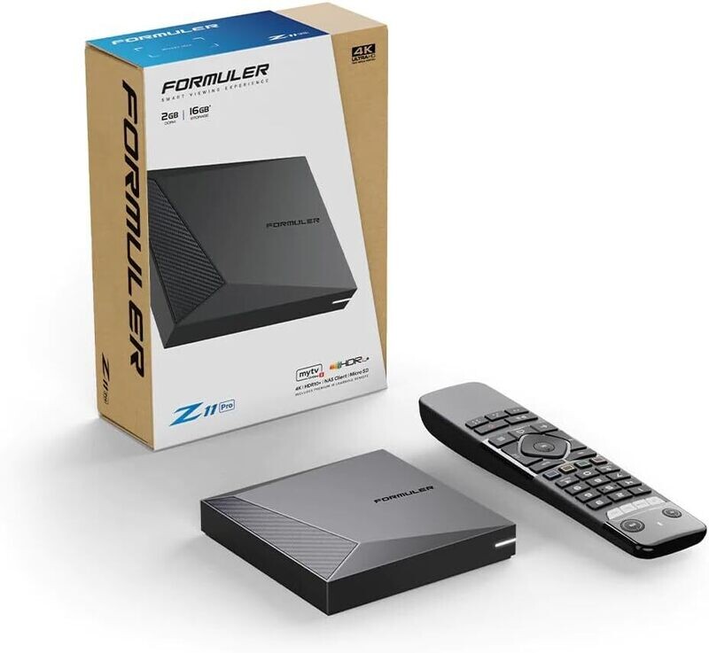 Formuler Z11 Pro 4K Android 11 OTT 2 Go RAM 16 Go Flash WiFi Noir