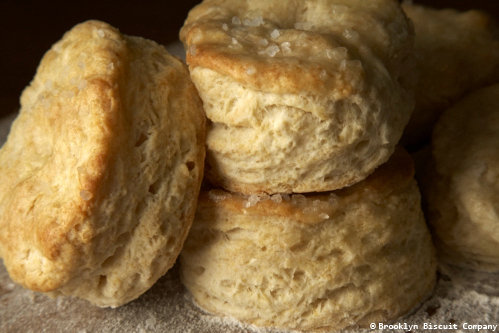Fresh Baked Salted Buttermilk Biscuits